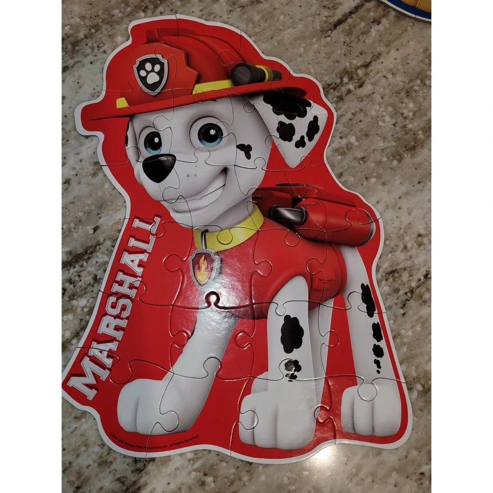 Nickelodeon Paw Patrol 5‎ Shaped Puzzles Chase Skye Rubble Marshall Rocky Zuma